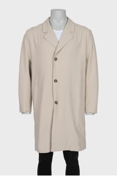 Men's beige coat