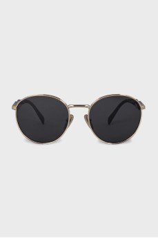 Sunglasses with combined temples