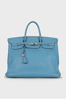 Birkin 40 bag in Clemence leather