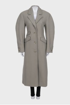 Elora gray coat with tag