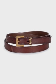 Cassandre leather belt
