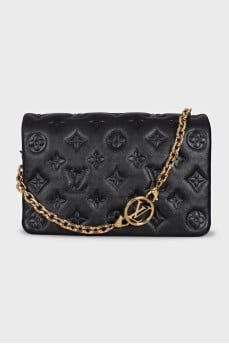 Black Coussin crossbody bag