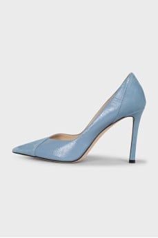 Blue combination pumps