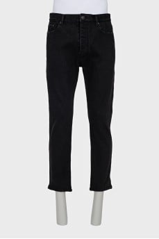 Black unisex jeans