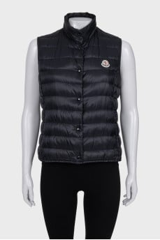 Blue vest with logo