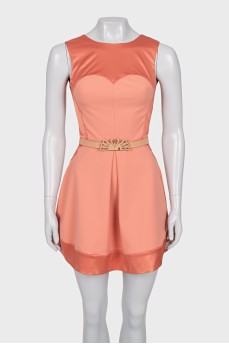 Cocktail dress with an open back