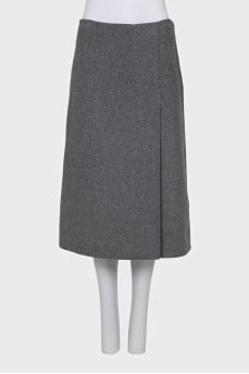 A-line midi skirt