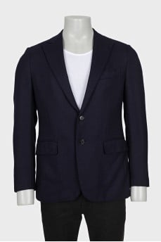 Men's black wool jacket