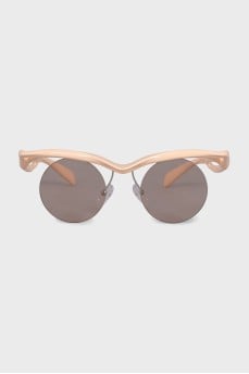 Round frame sunglasses