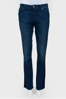 Jeans with jeans stripes