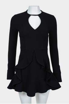 Short dress with frills