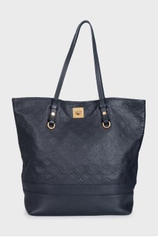 Citadine embossed leather bag
