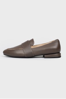 Loafers brown with pointed toes