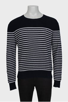 Чоловічий джемпер oversize у смужку
