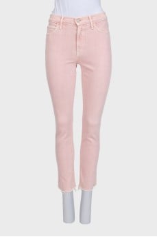 Pink skinny jeans