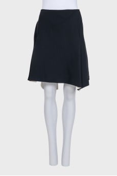 Black asymmetrical skirt