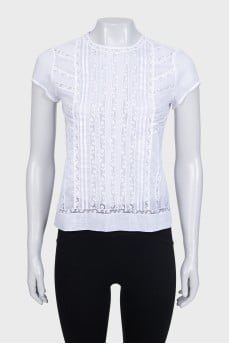 White transparent blouse