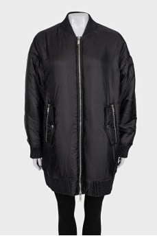 Oversized black jacket