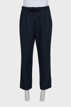 Men's blue trousers