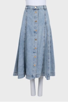 Matchmaker denim skirt with tag
