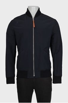 Men's bomber jacket with a print on the back