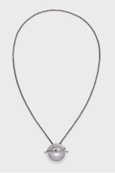 Підвіска з білого золота з діамантами Happy Diamonds