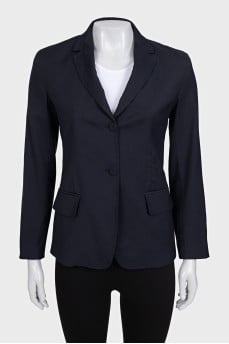 Fitted jacket with buttons