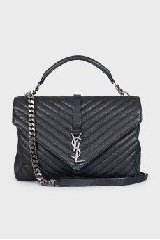 Black College Shoulder Bag