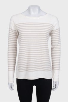 Striped cashmere jumper