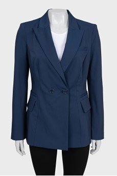 Blue jacket with pockets