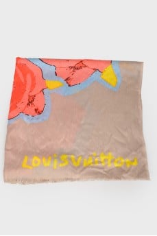 Scarf with bright colors