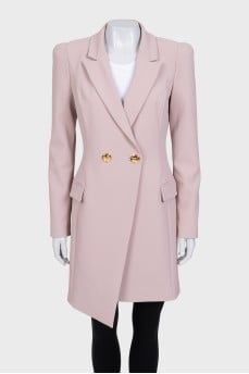 Dark pink long jacket