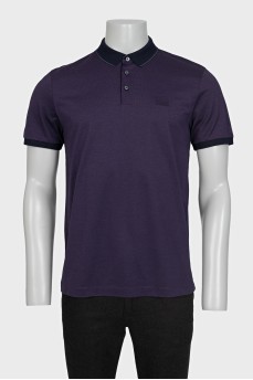 Men's purple polo shirt