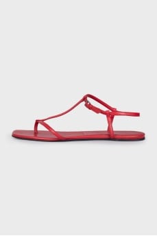 Red Amaru sandals
