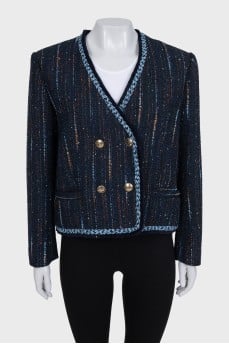 Tweed blue jacket