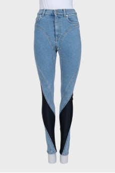 Blue jeans by Mugler x H&M