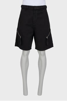 Le Short Marrone men's shorts with tag