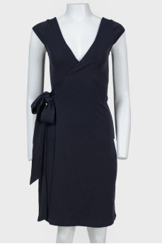 Sleeveless wrap dress