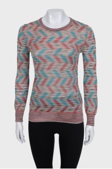 Semi-transparent printed jumper