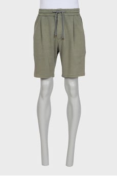 Men's green shorts