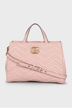 Шкіряний тоут GG Marmont