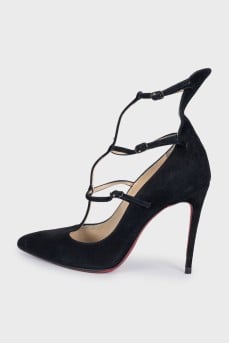 Black Kadreyana suede shoes