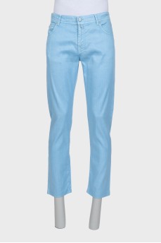 Men's light blue mom fit jeans