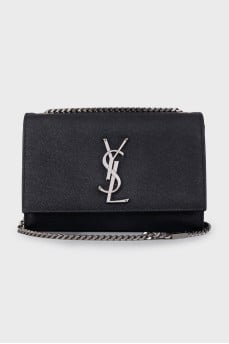 Leather bag with logo Kate 
