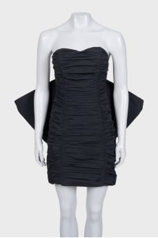 Black dress with a massive bow