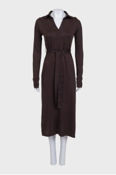 Brown maxi dress