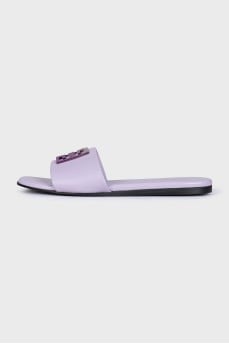 Purple 4G flip flops