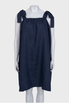 Loose sundress with straps and ties
