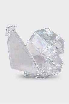 Transparent crystal figurine