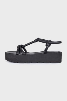 Black Juno 05 sandals